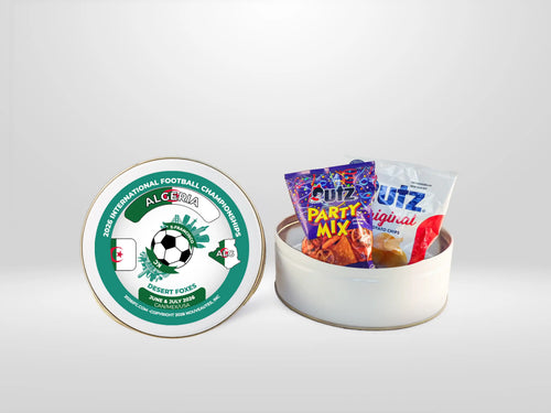 Algeria Football Snack Tin Jumbo Snack Tin Algeria