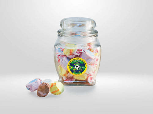 Glass Candy Jar Brazil