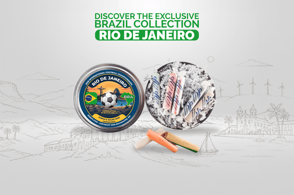 Movie Reel-Style Aluminum Tin - Brazil