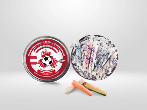 Movie Reel-Style Aluminum Tin Austria