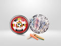 Movie Reel-Style Aluminum Tin Belgium