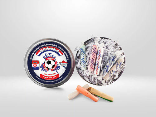 Movie Reel-Style Aluminum Tin Croatia