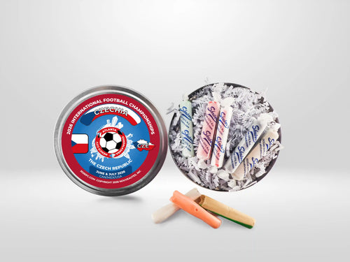 Movie Reel-Style Aluminum Tin Czechia