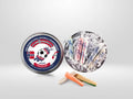 Movie Reel-Style Aluminum Tin Norway