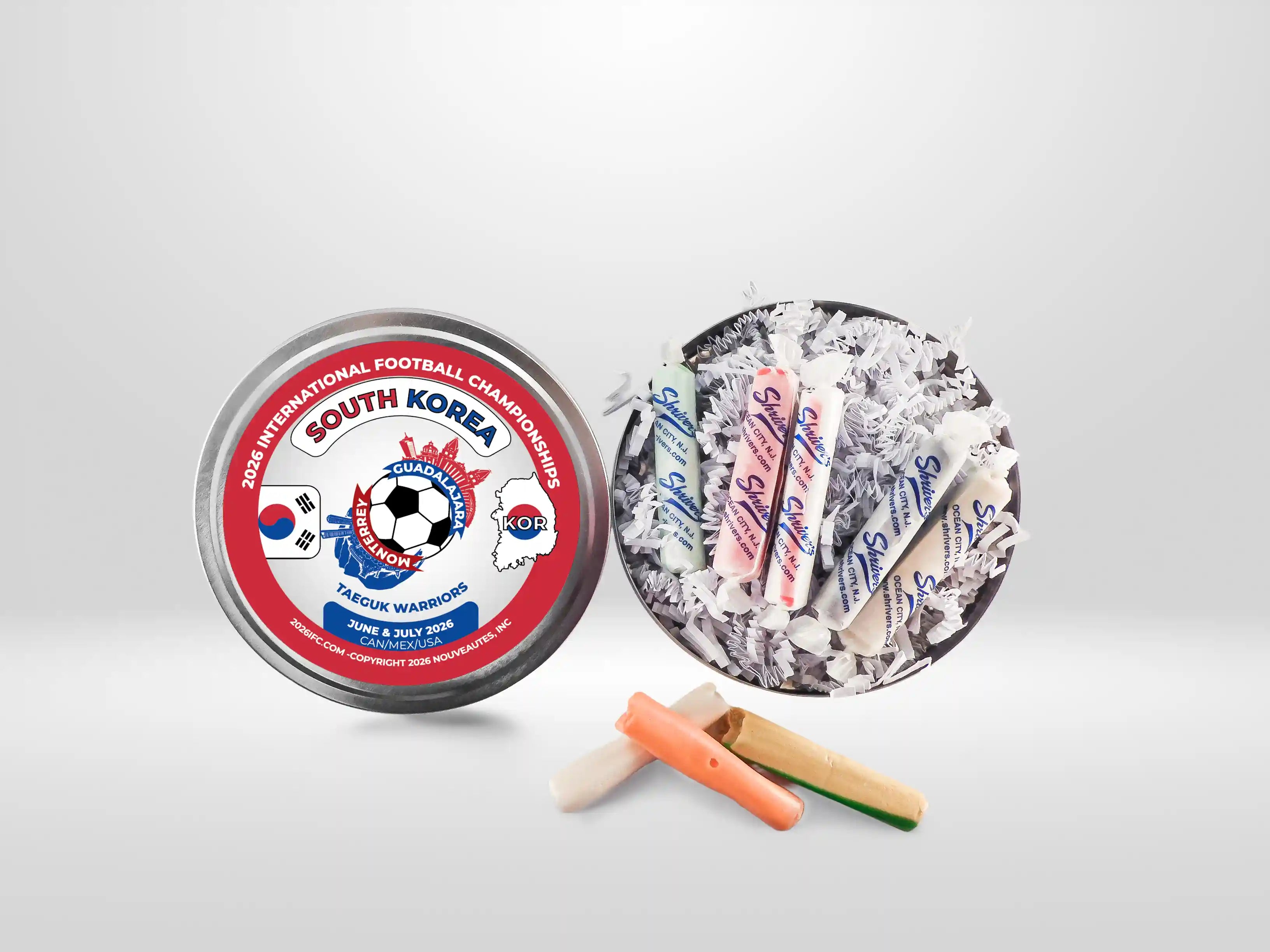 Movie Reel-Style Aluminum Tin South Korea