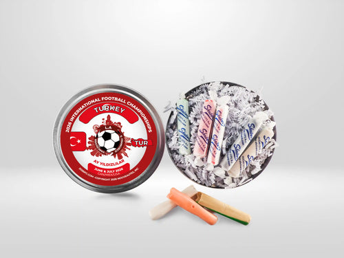 Movie Reel-Style Aluminum Tin Turkey