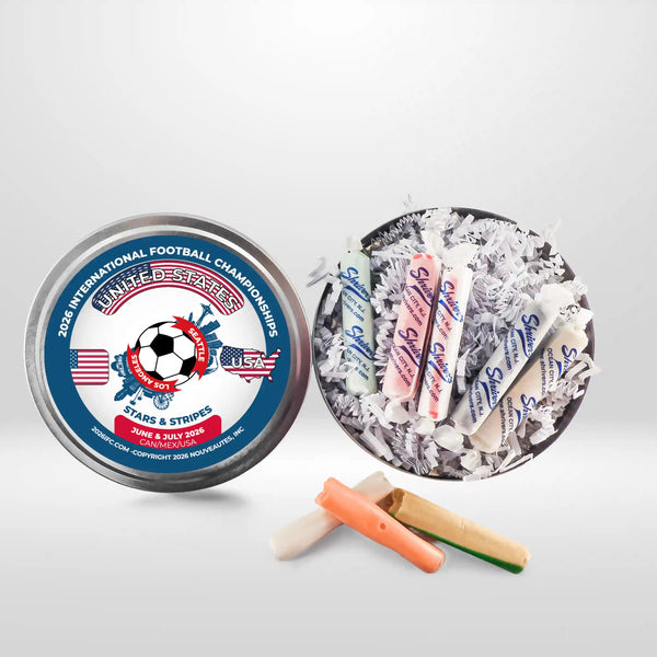 Movie Reel-Style Aluminum Tin - USA